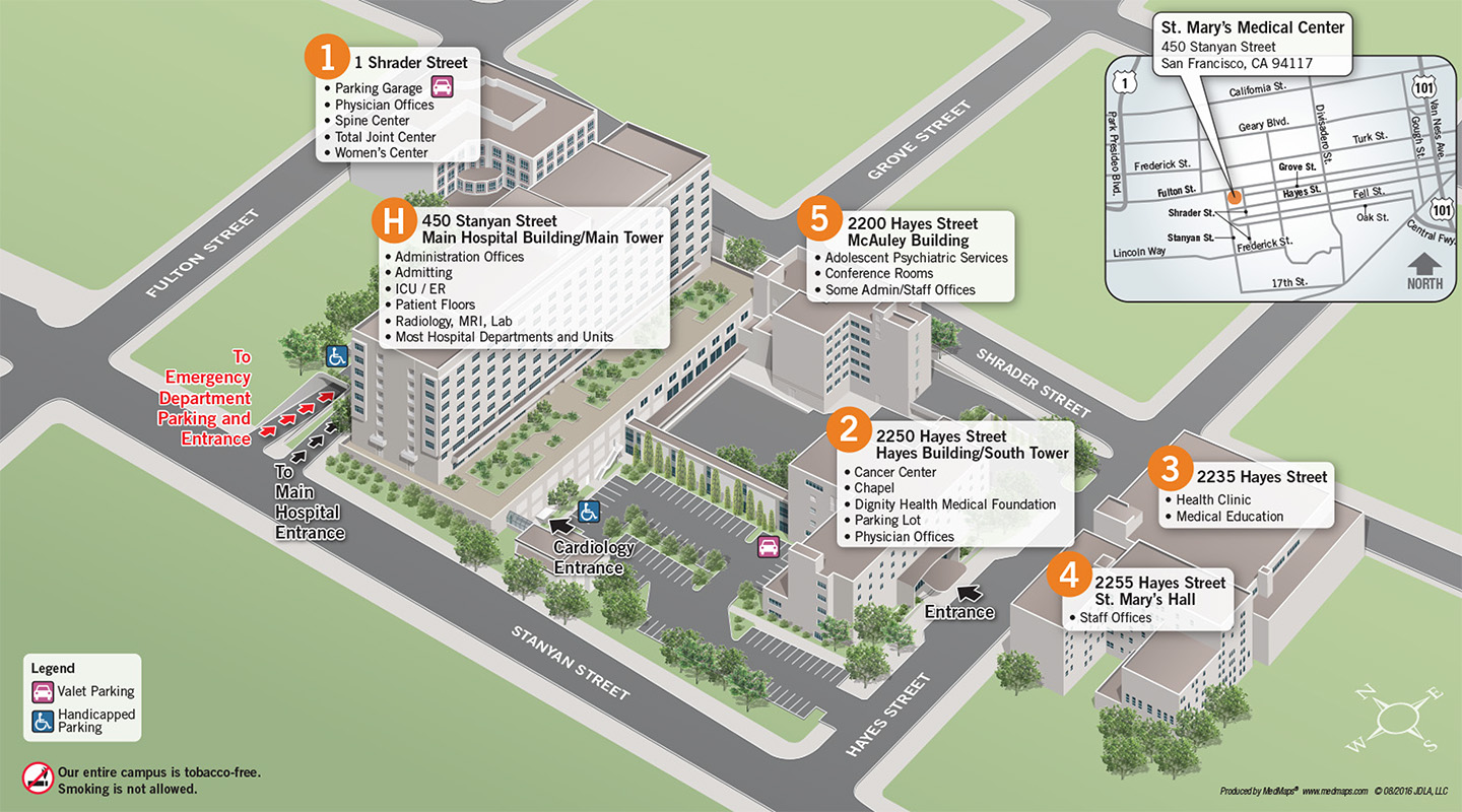 Stanyan Campus Map