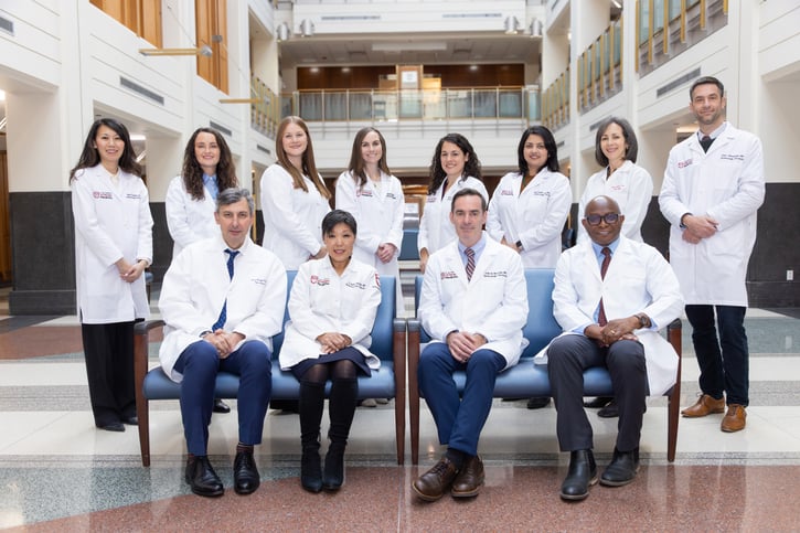Gynecologic Oncology Team Group Shot - Drs. Cun, Bujnak, Mills, Kurnit, Ackroyd, Lee, Lindau, Altwerger, Lengyel, Yamada, Moroney & Odunsi.jpg