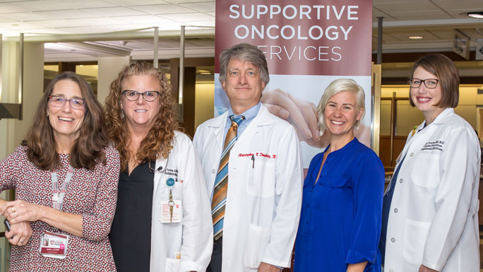Supportive Oncology team, including Christopher Daugherty, MD