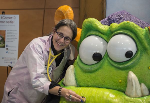 Dr. Glick posed with Remoc