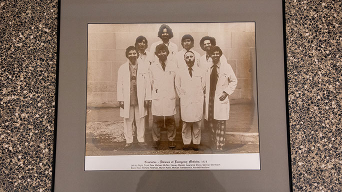 first emergency medicine residency class from 1974