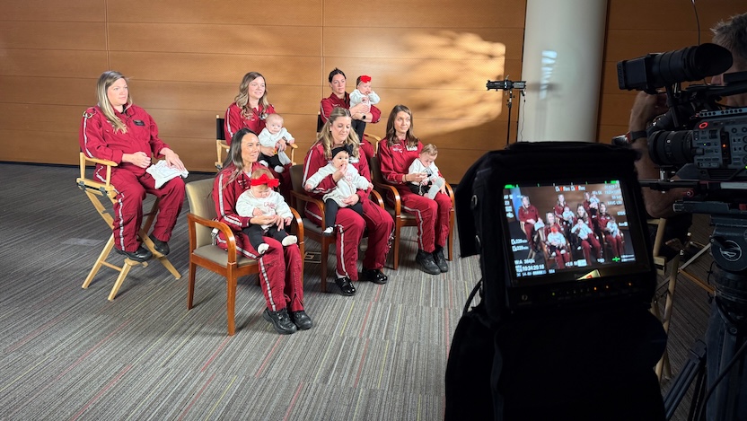The UCAN flight nurses shared their story with "Good Morning America" on Nov. 7, 2025. A sixth pregnant nurse, Juli Heiple, joined and is due soon.