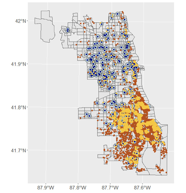 Chicago neighborhood map