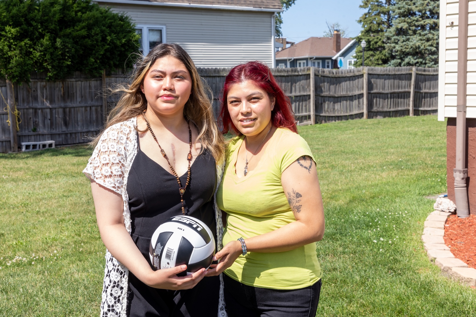 Nataly Paramó, at home with her mother, Juana Ortiz (Jordan Porter-Woodruff)