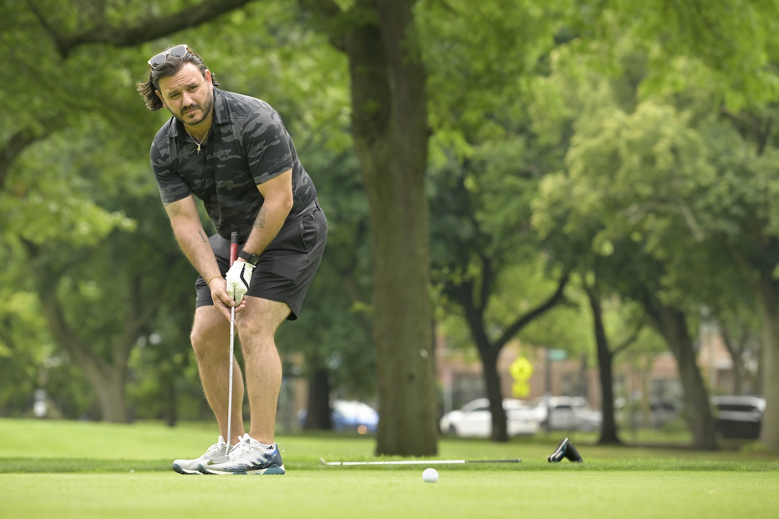 Jonathan Boulahanis is now pain-free and back on the golf course. (Mark Black)