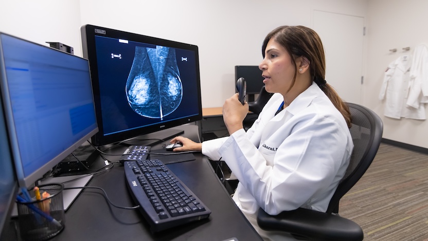 Kirti Kulkarni, MD, a UChicago Medicine radiologist who specializes in breast imaging.