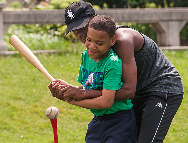 Now seizure-free after starting a ketogenic diet, William Sterling plays ball with his brother