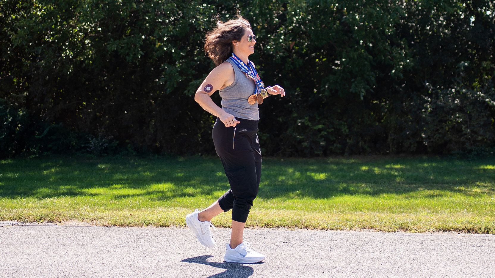 Elizabeth Sullivan transplant patient running