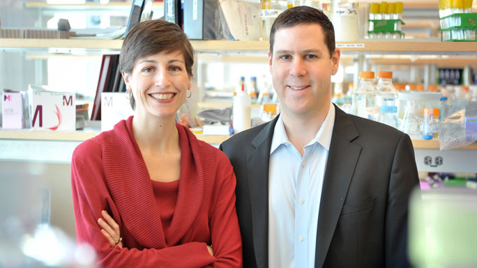 Megan McNerney, MD, PhD, and Kevin White, PhD