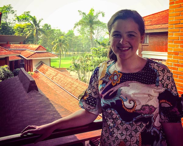 Rachael Elliott in Jakarta