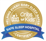 Cribs for Kids Safe Sleep Hospital Badge