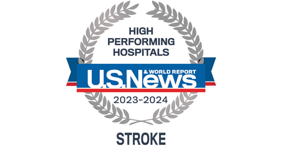  US News and World Report 2023-24 Badge for Stroke