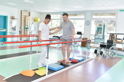 Physical therapy in hospital setting
