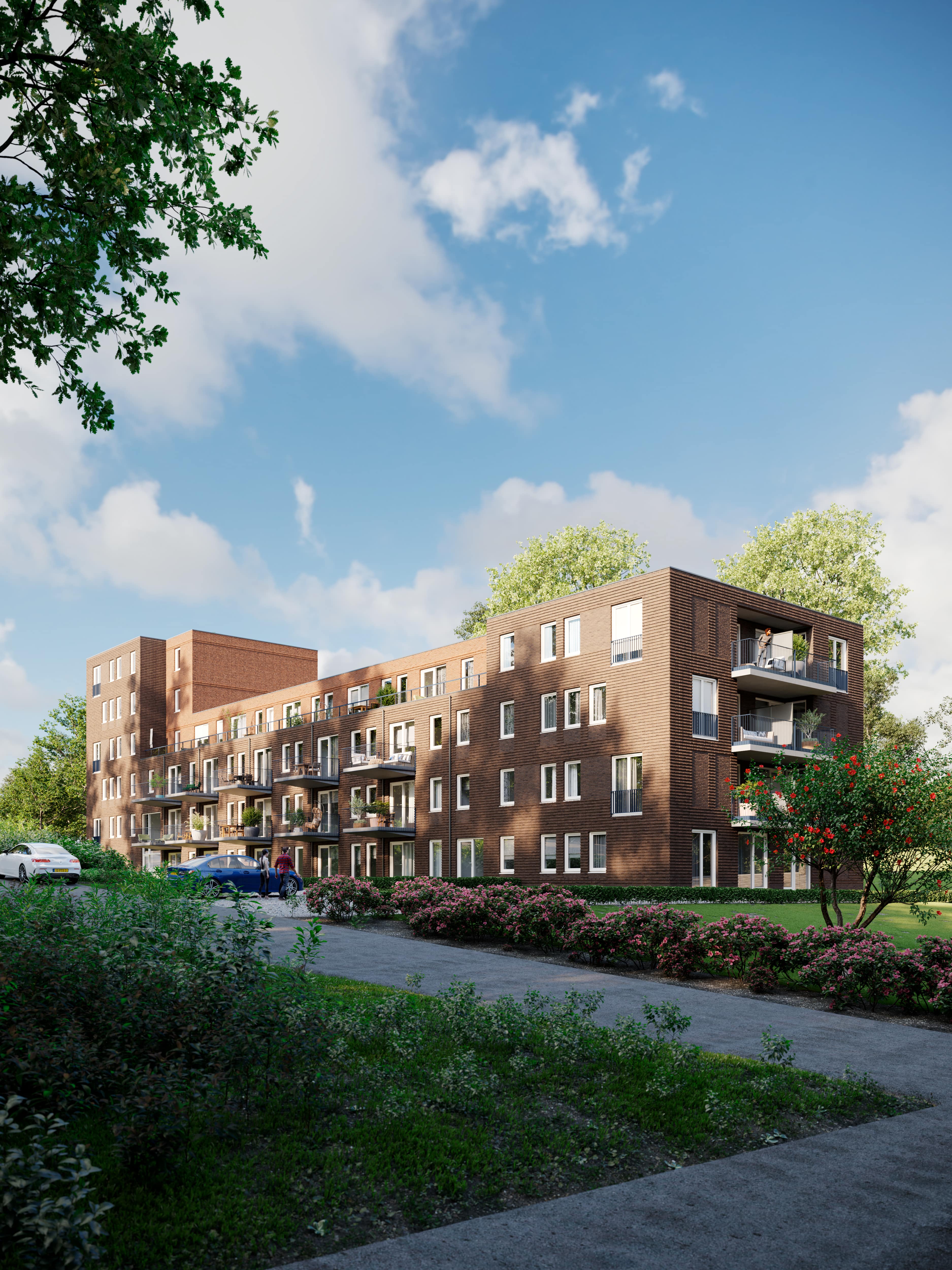 Galerij gebouw - Artist Impression - Donkere Steen