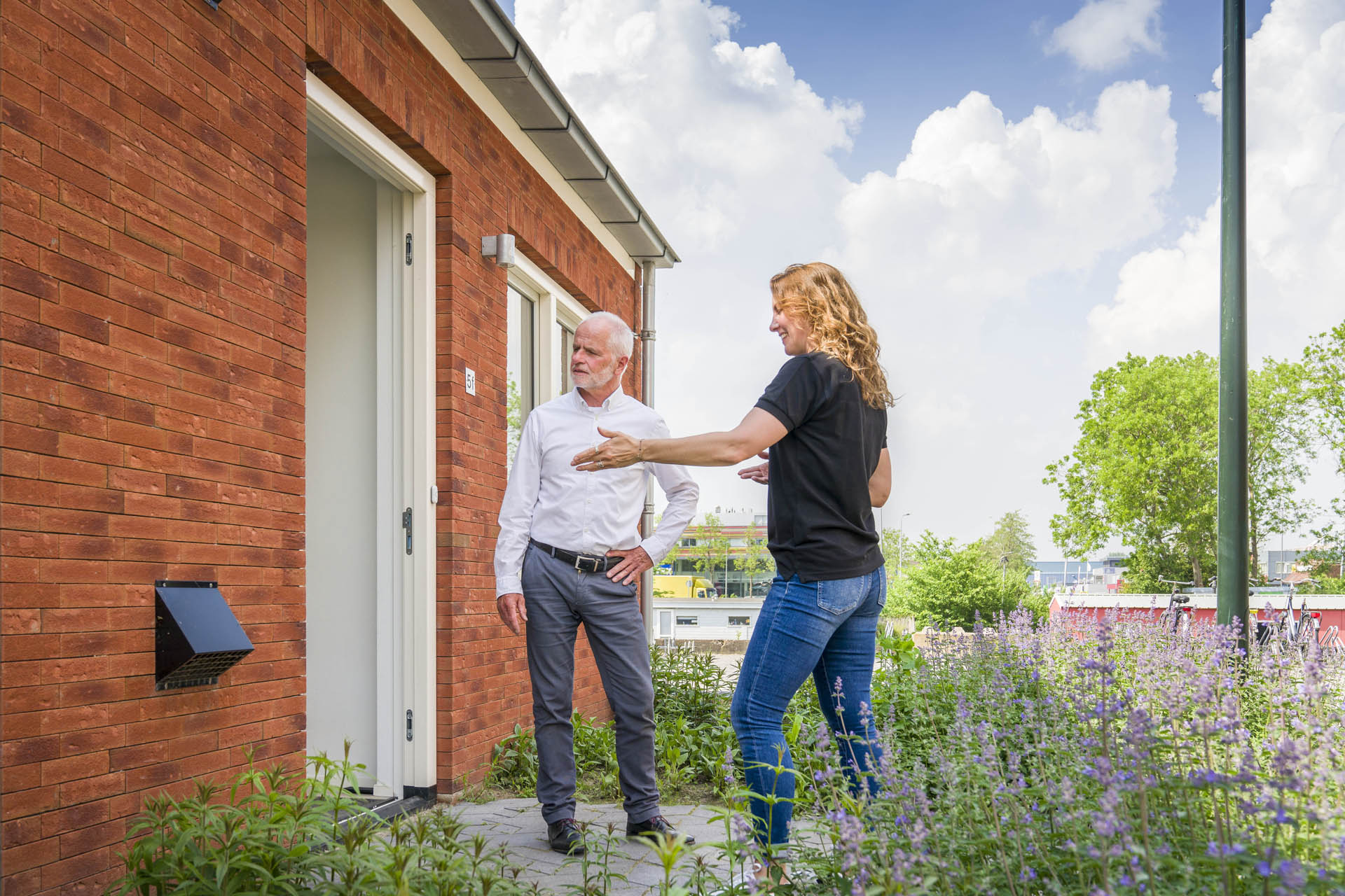 Fijn Wonen-coach Isabel aan het werk