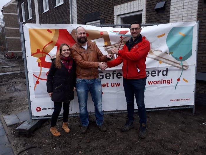 Overhandiging sleutel in Assen