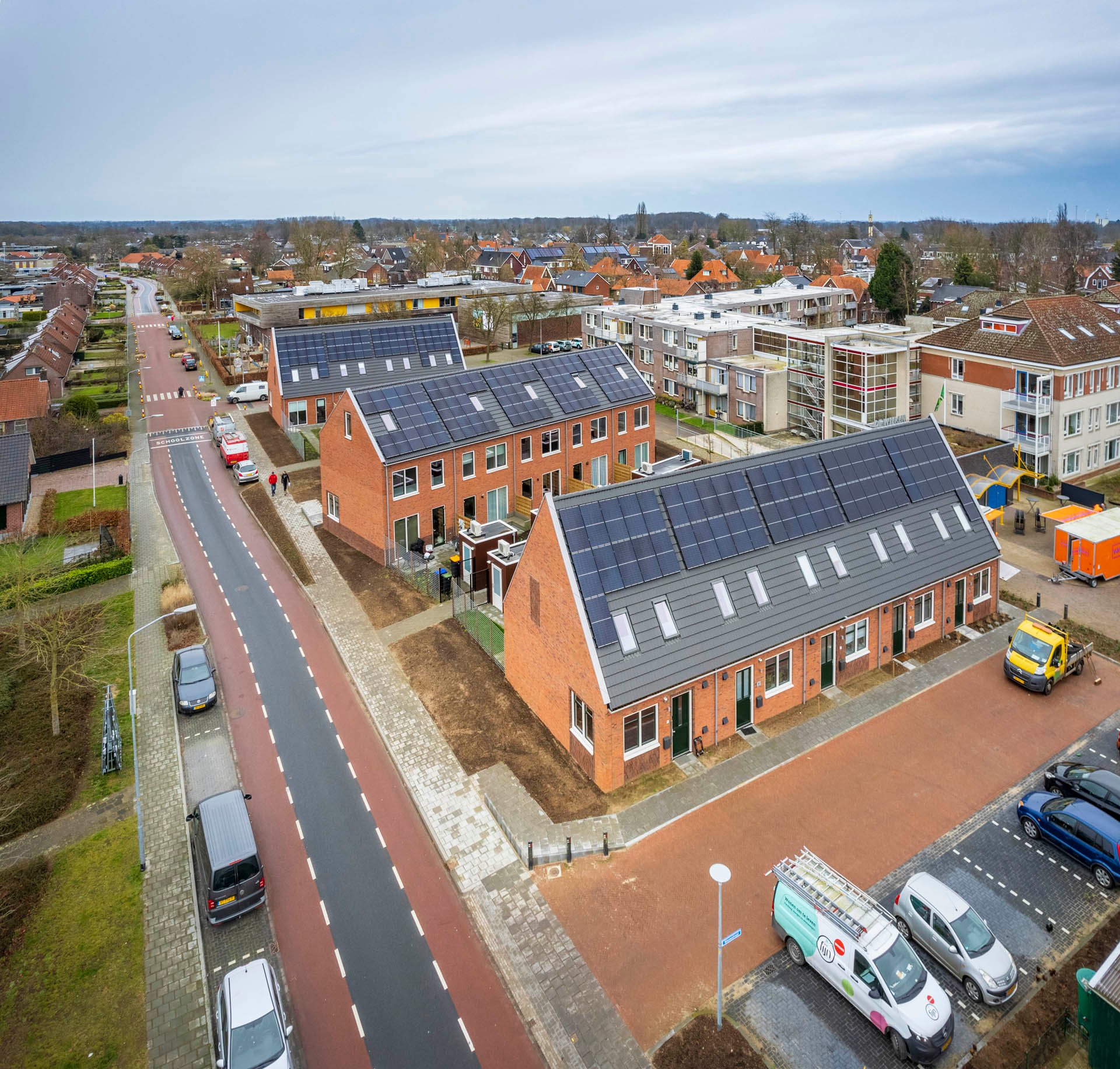 Droneshot woonwijk Dinxperlo