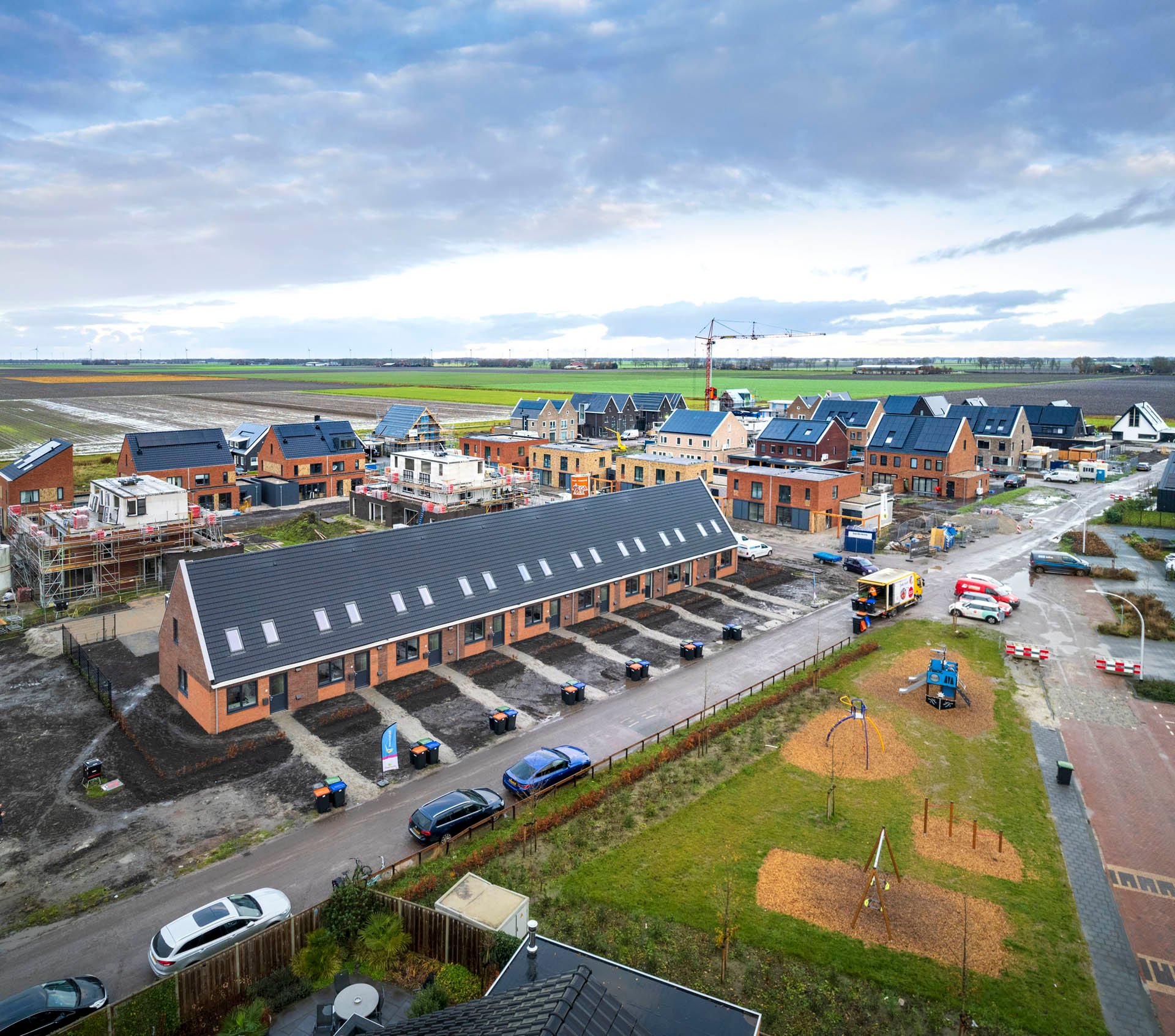 Dronefoto uit Emmeloord