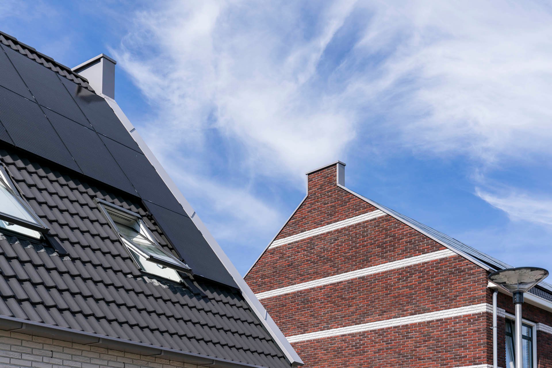 Dak van woning in Enschede