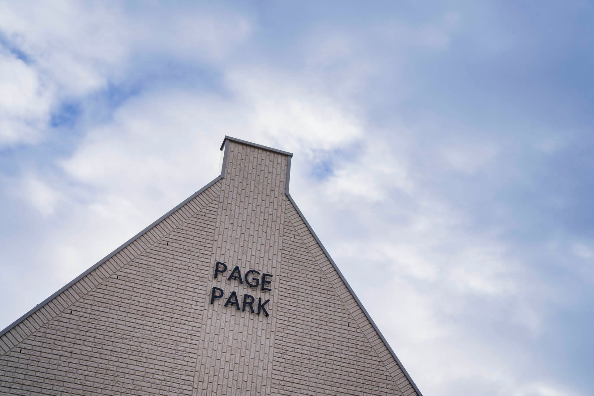 Gevel Pagepark in Gennep