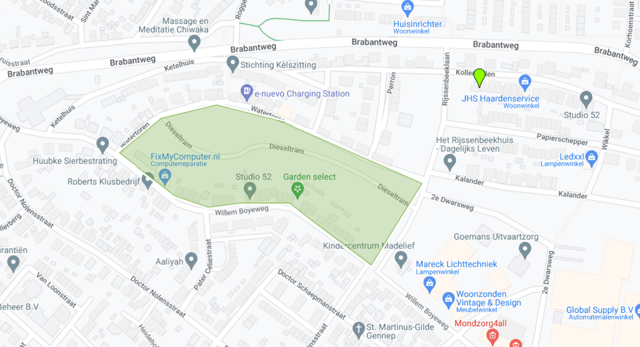 Locatie Pagepark Gennep