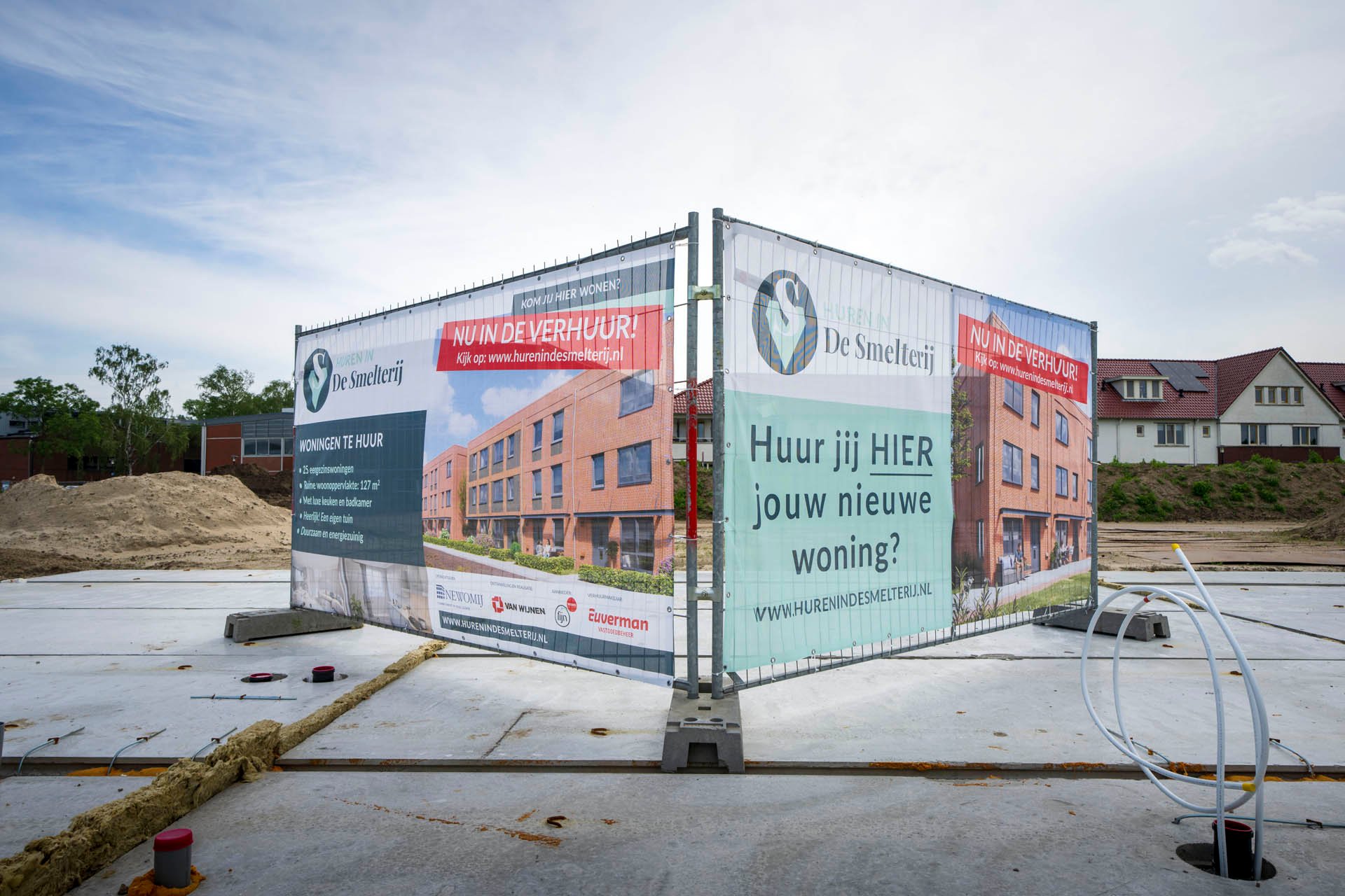 Bouwhekdoek in Hengelo