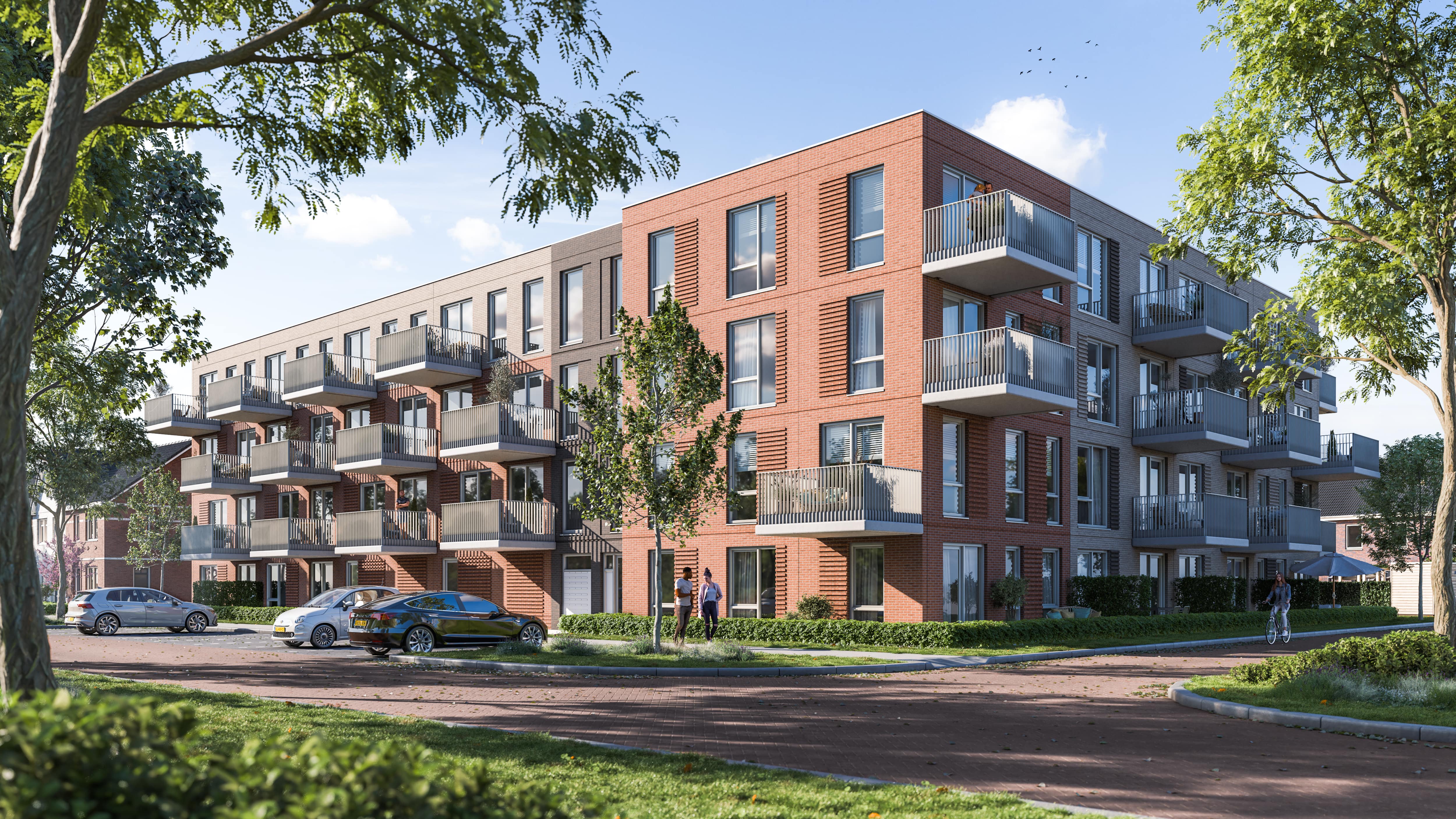 Artist Impression - Zevenhuizen - Galerij - Balkonzijde