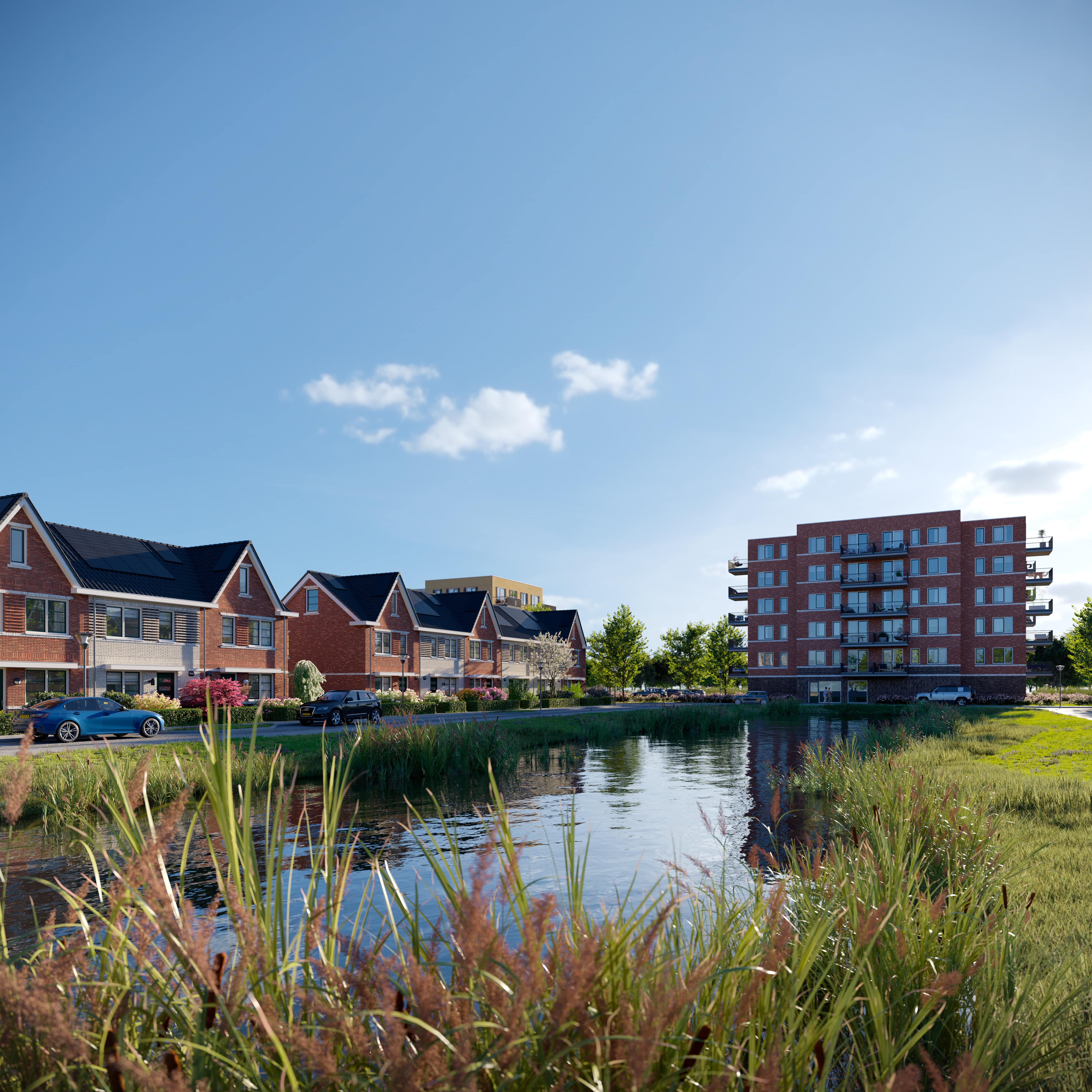 Woontoren + grondgeboden woningen - Impressie - Virtuele tour