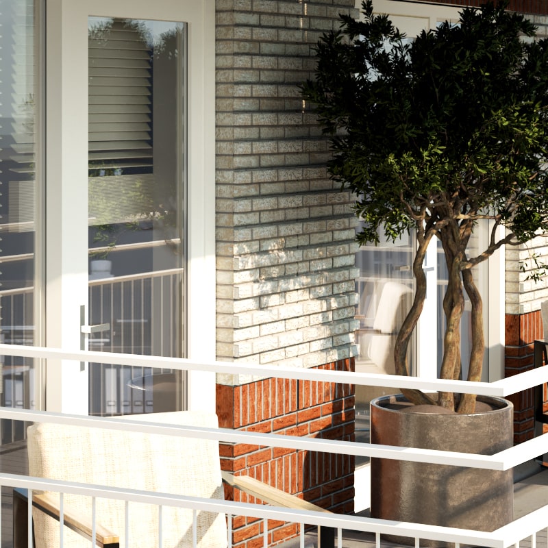 Gevelstenen - Voorbeeld - Balkon