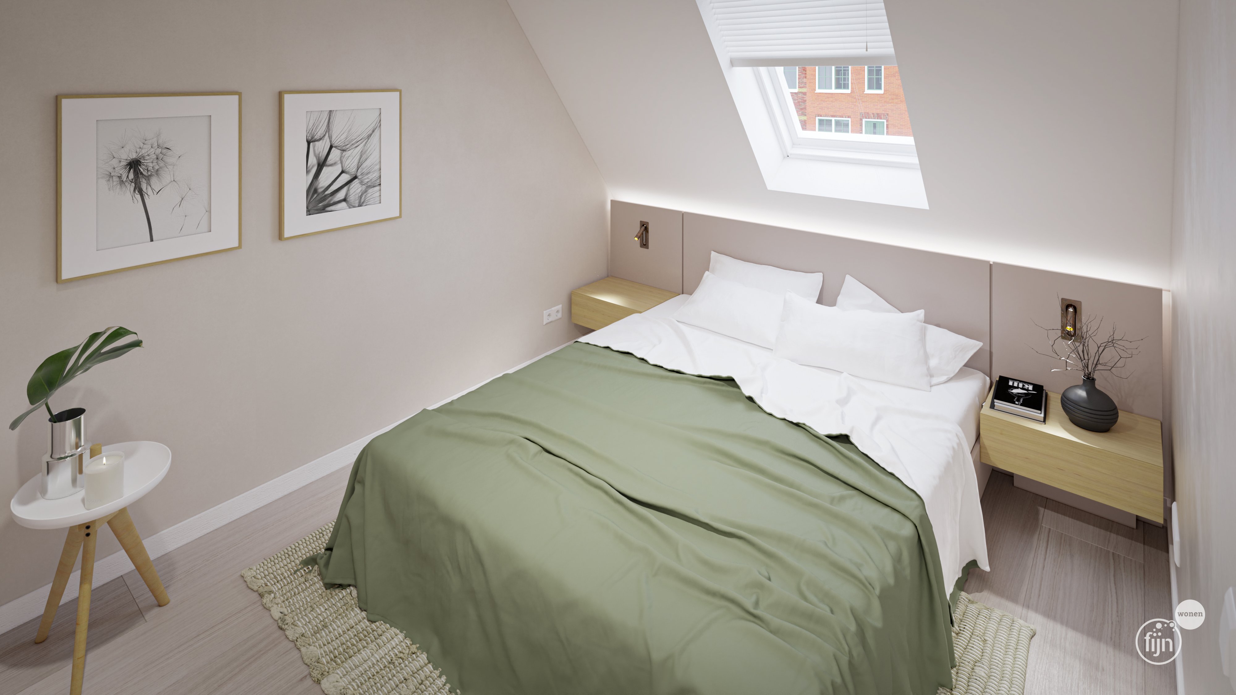 Artist Impression - 101 3.0 - Slaapkamer