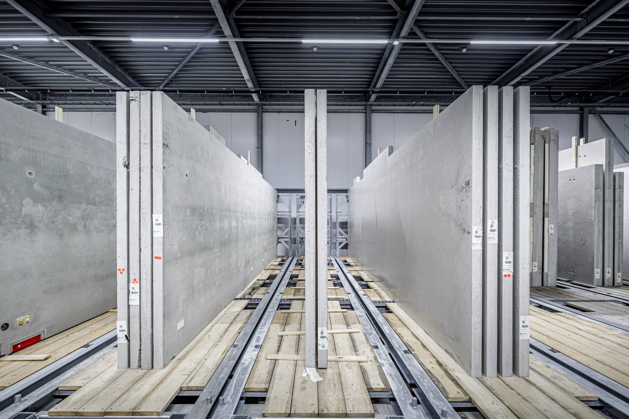 Betonelementen woningfabriek