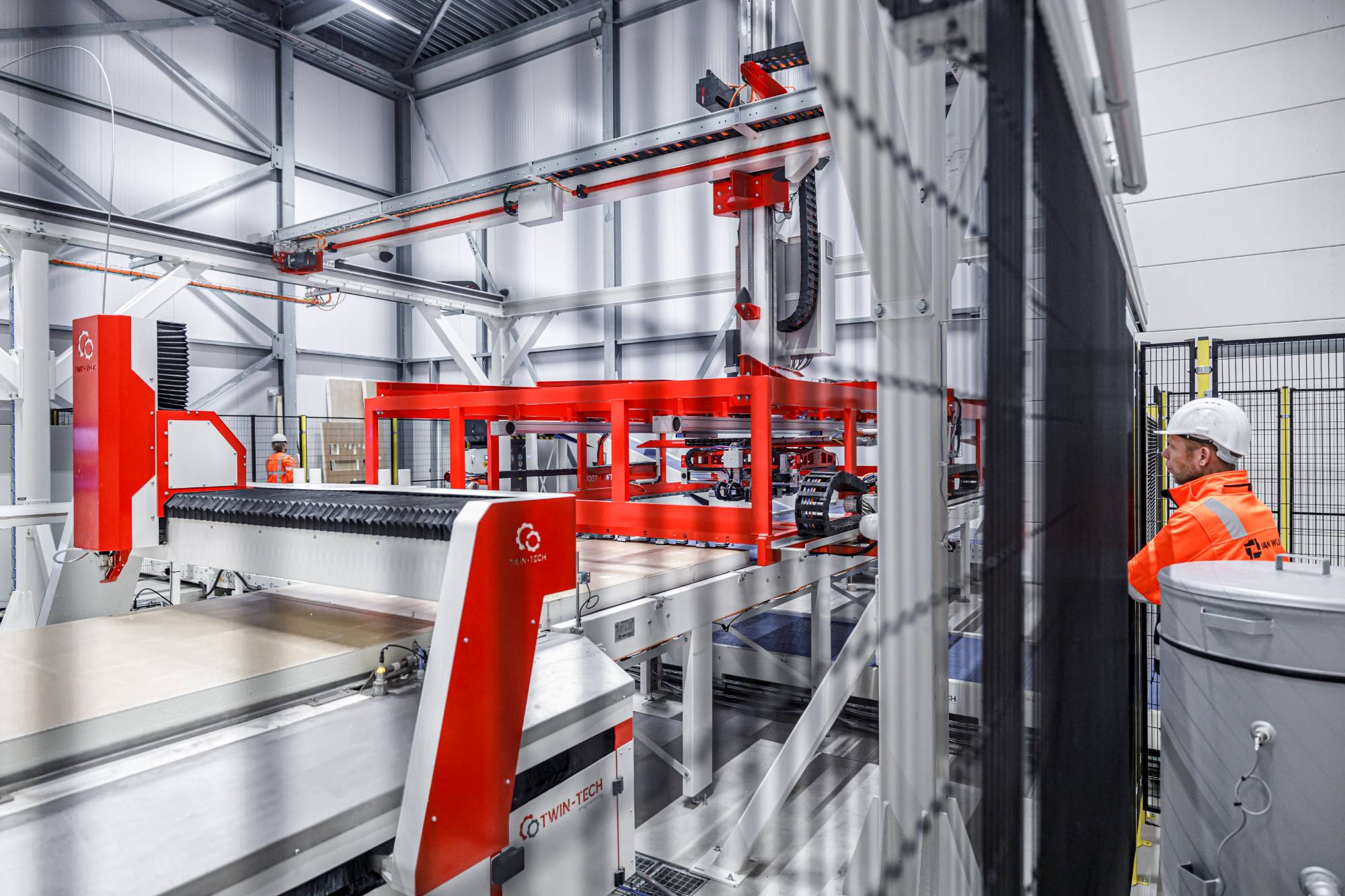 Isolatierobot woningfabriek Heerenveen