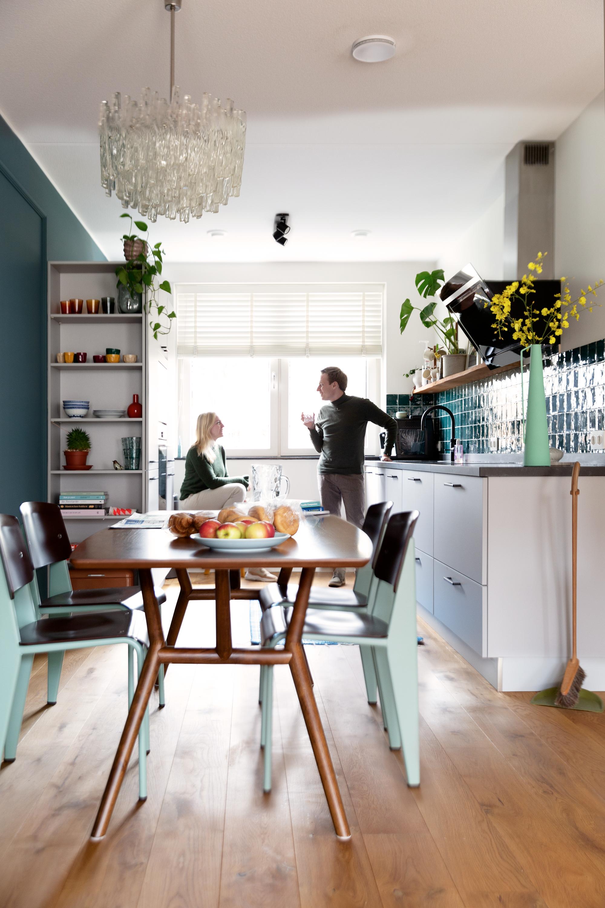 Rianne en Rutger in de keuken