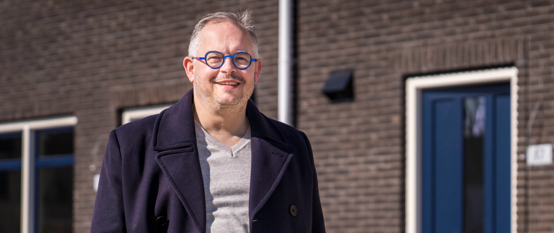 Rogier Tetteroo - Wethouder gemeente Gouda - voor de woningen in Gouda