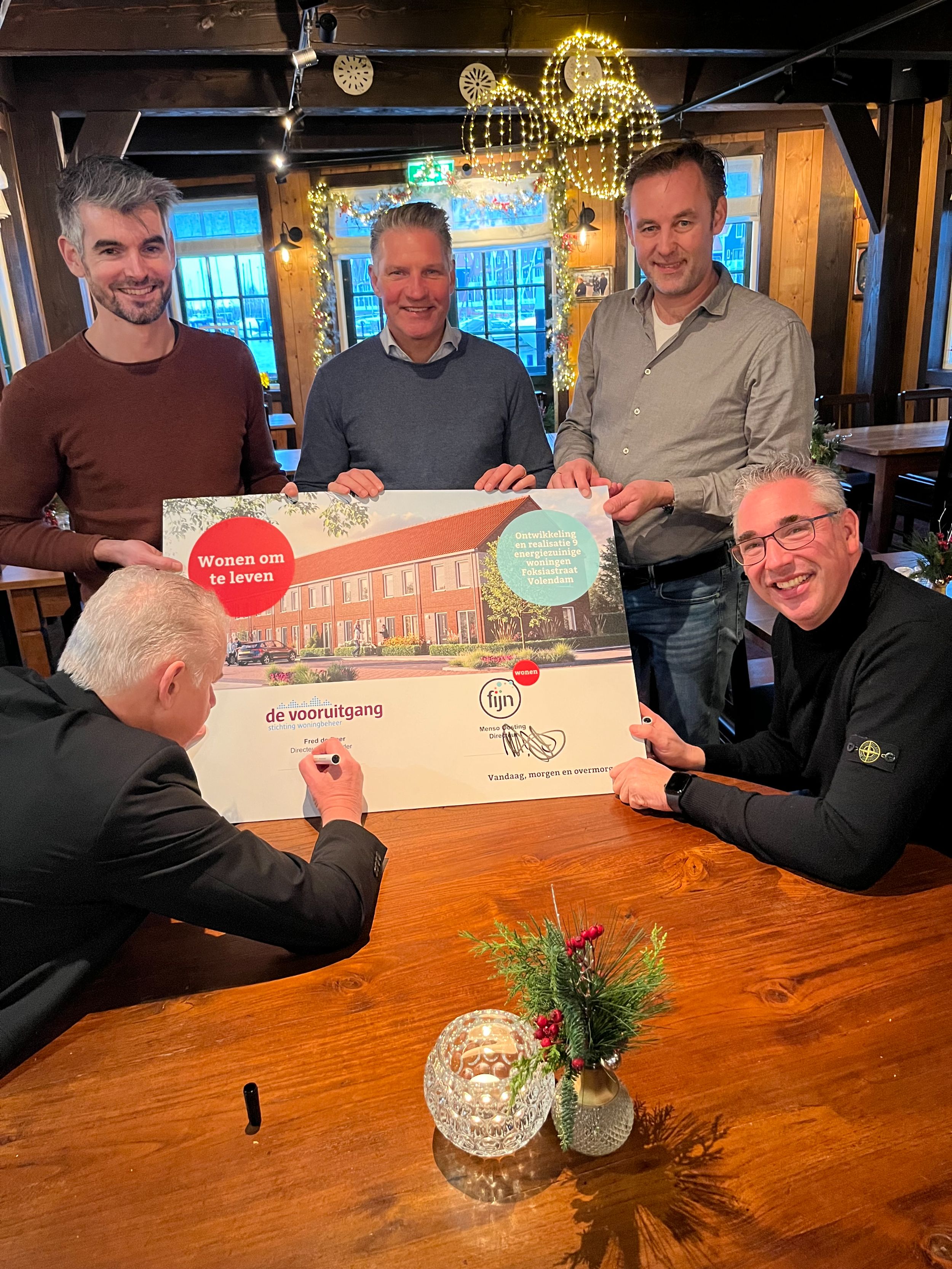 De Vooruitgang ondertekenmoment project