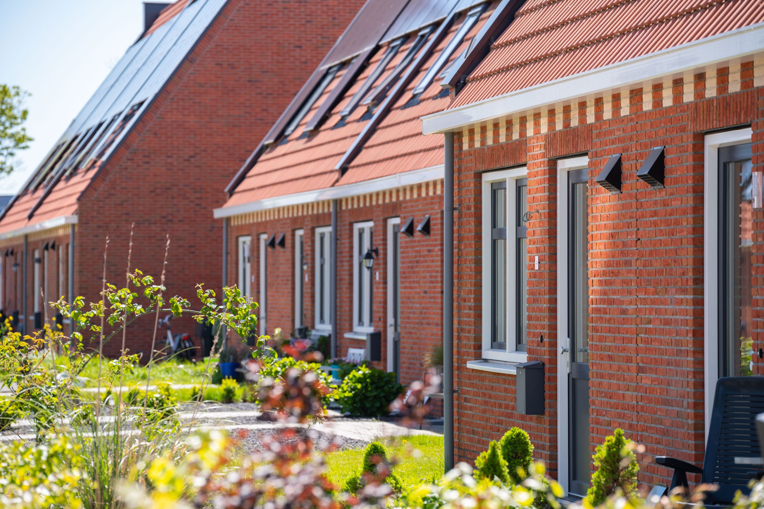 Foto van de woningen in Akkrum