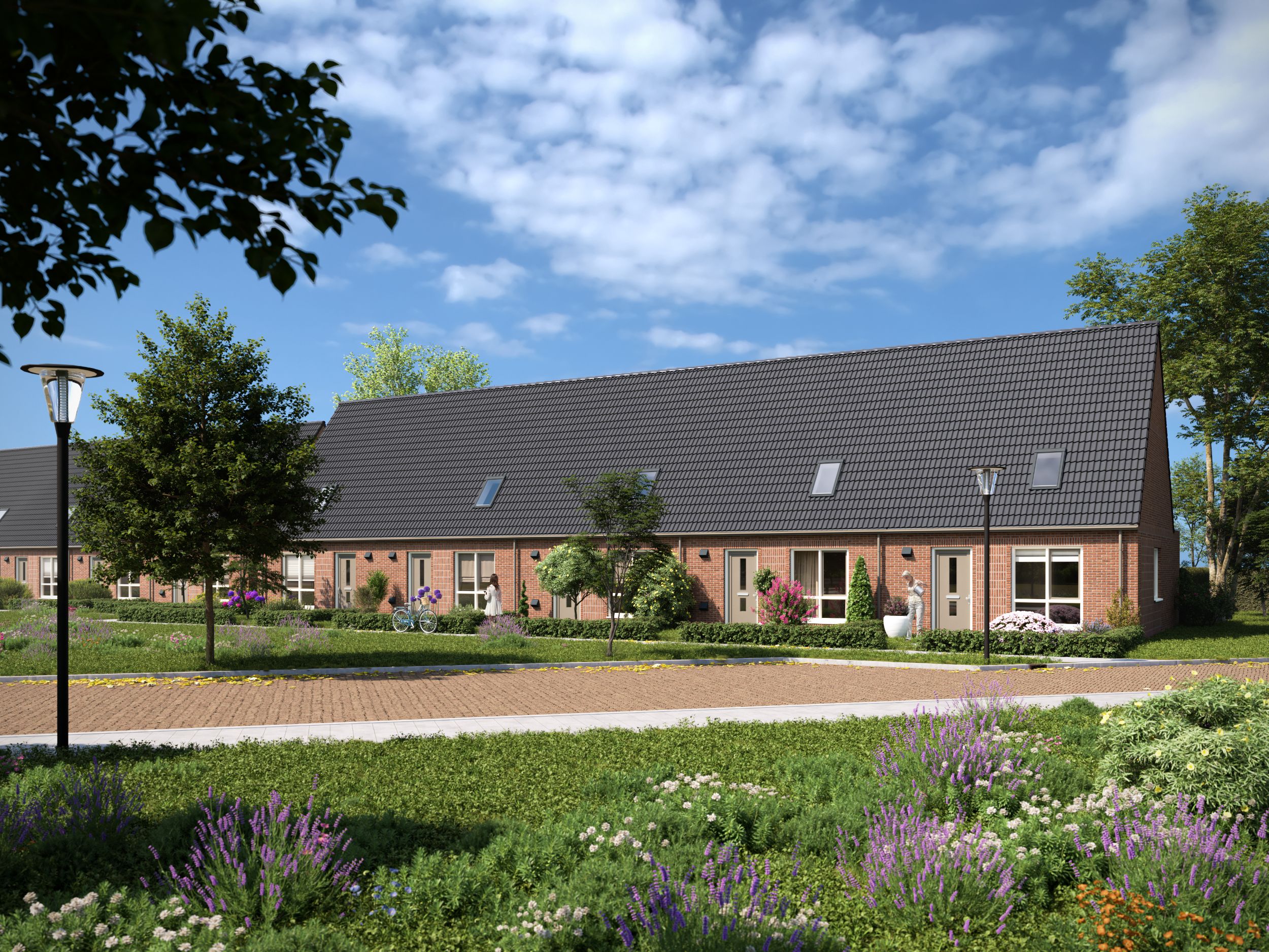 Artist Impression - Eenlaags met kap - Blijham