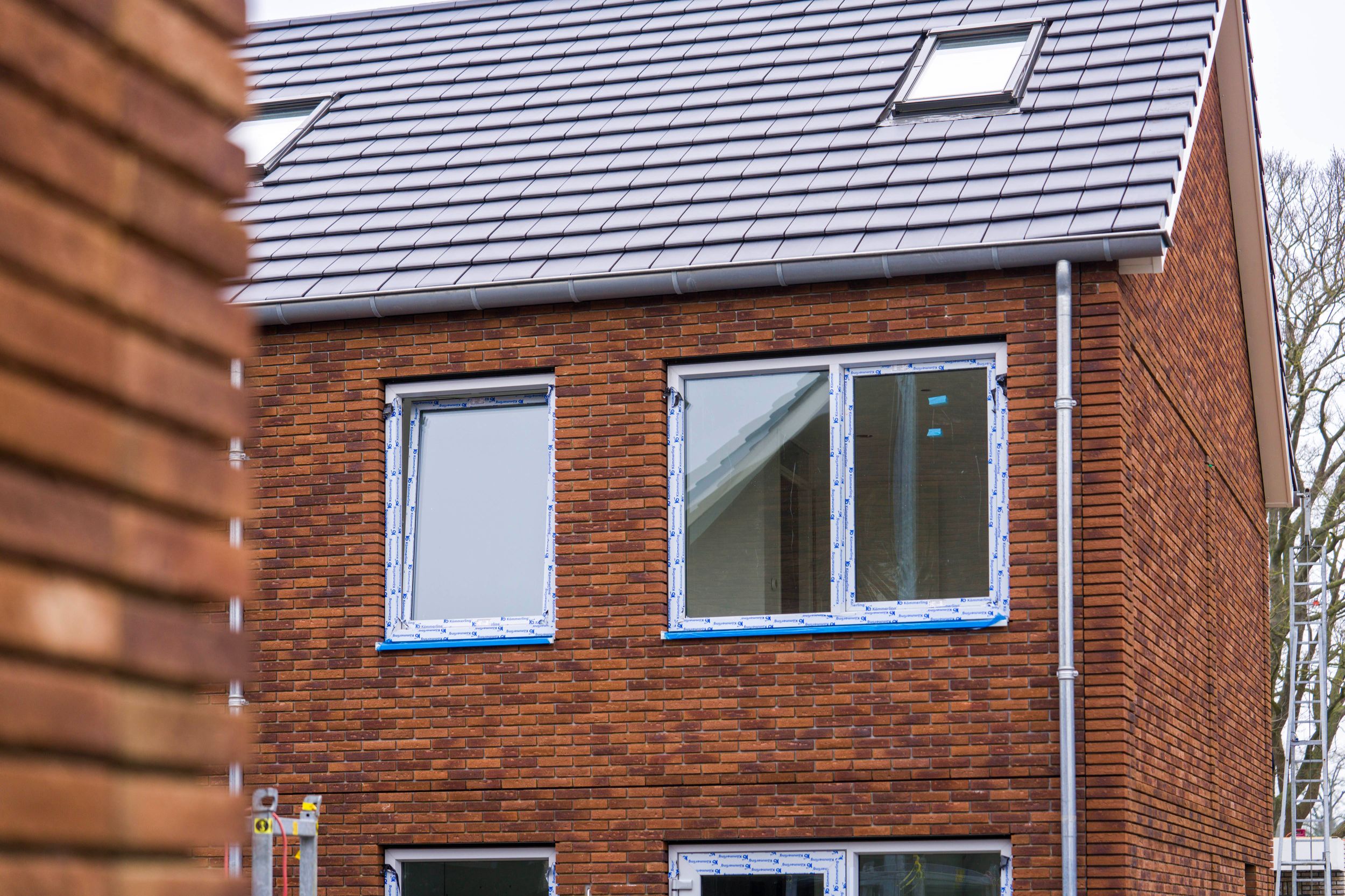 Artist Impression - Deventer Steenbrugge - Tweelaags met kap - Vogelvlucht perspectief van de wijk