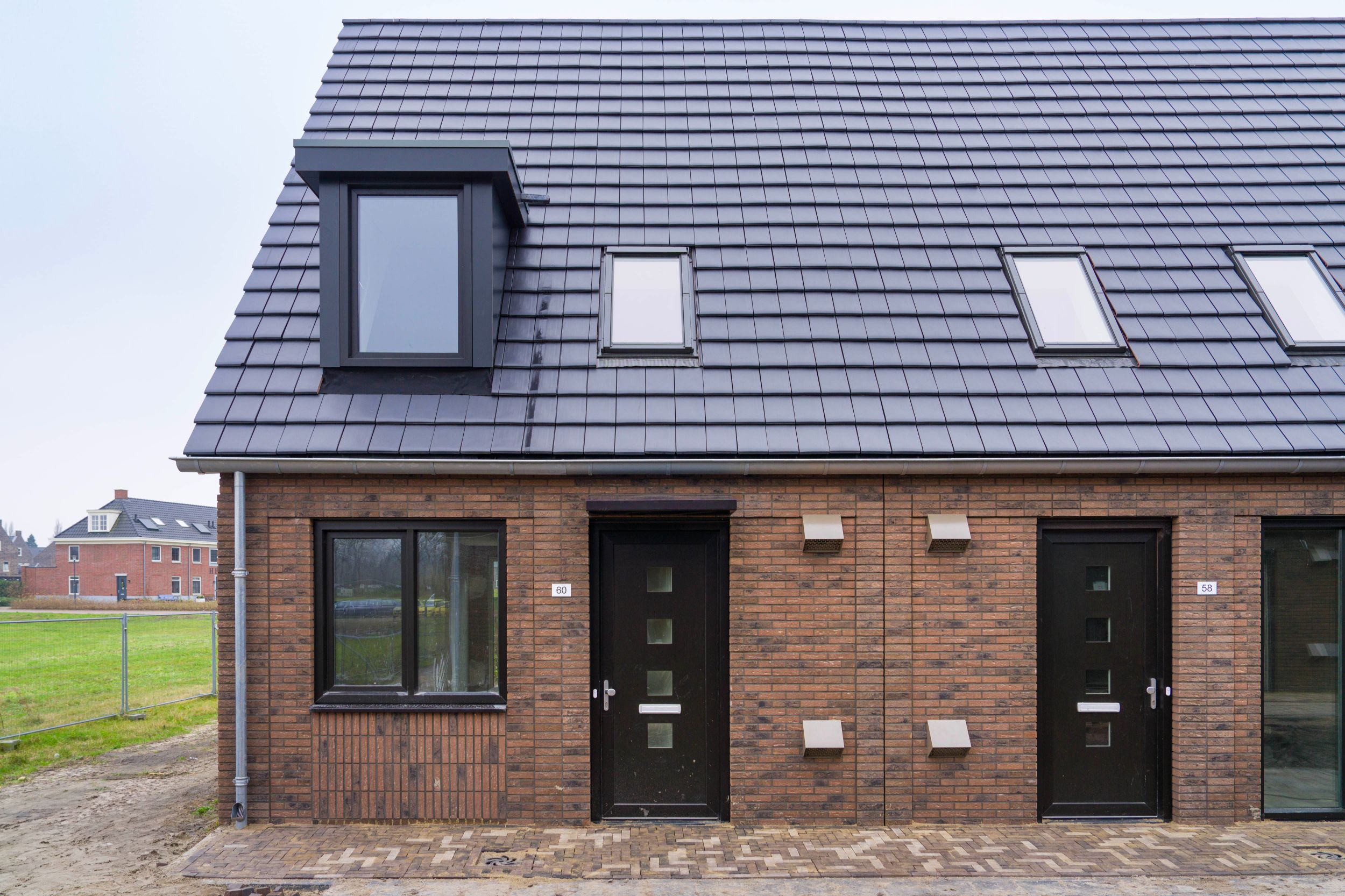 Artist Impression - Deventer Steenbrugge - Eenlaags met kap - Groene parkeerplaats voor de deur