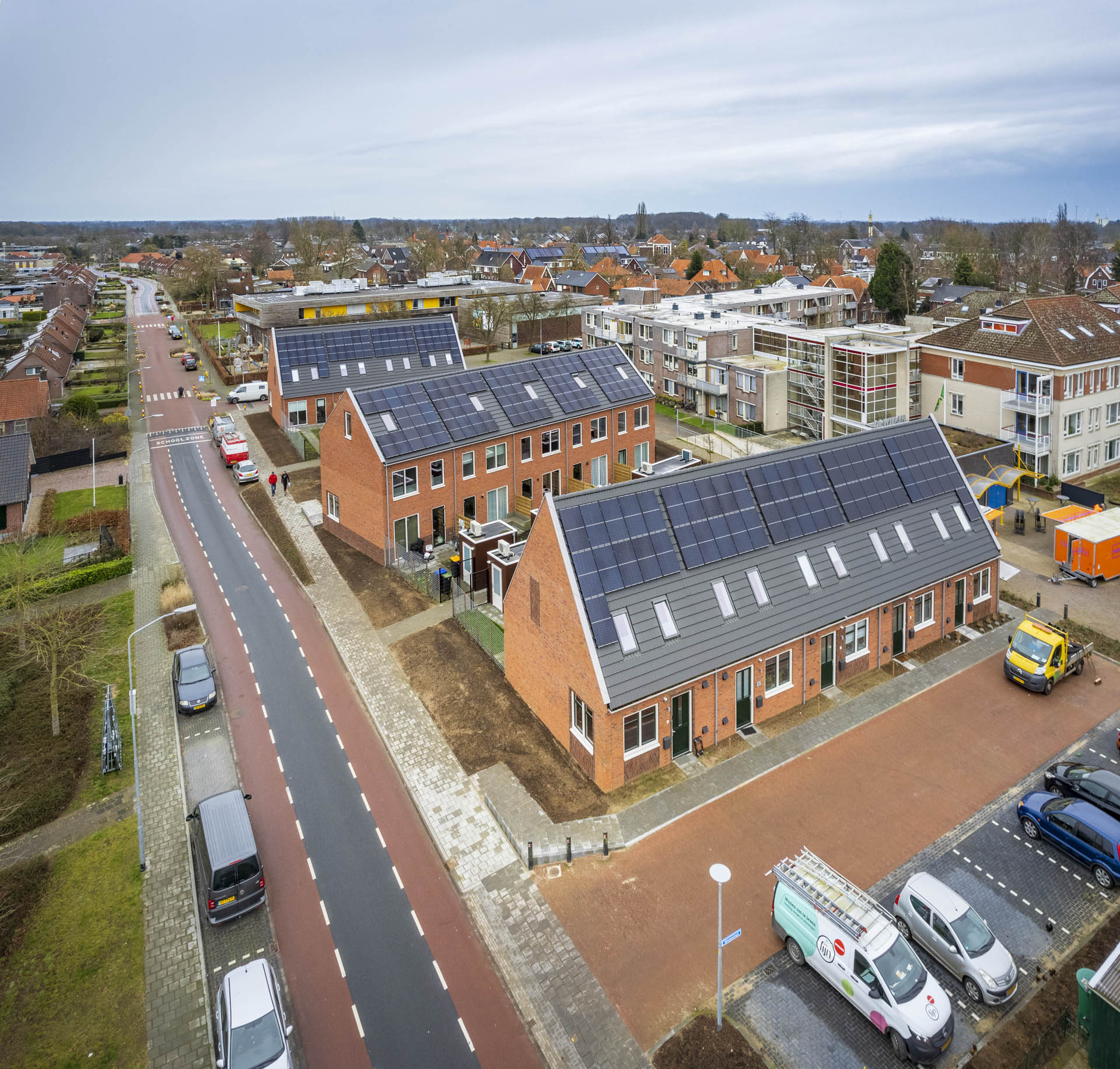Droneshot woonwijk Dinxperlo