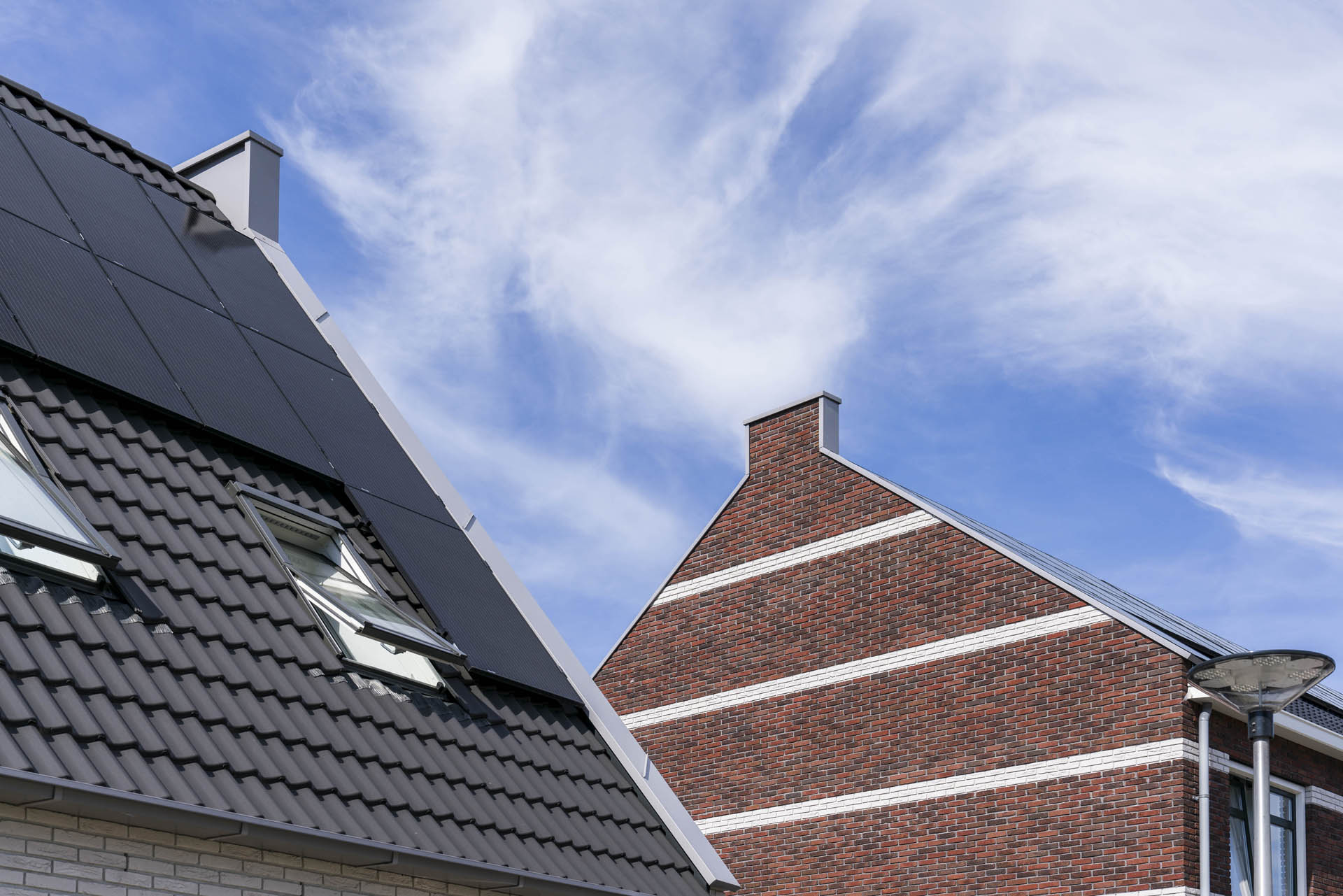 Dak van woning in Enschede