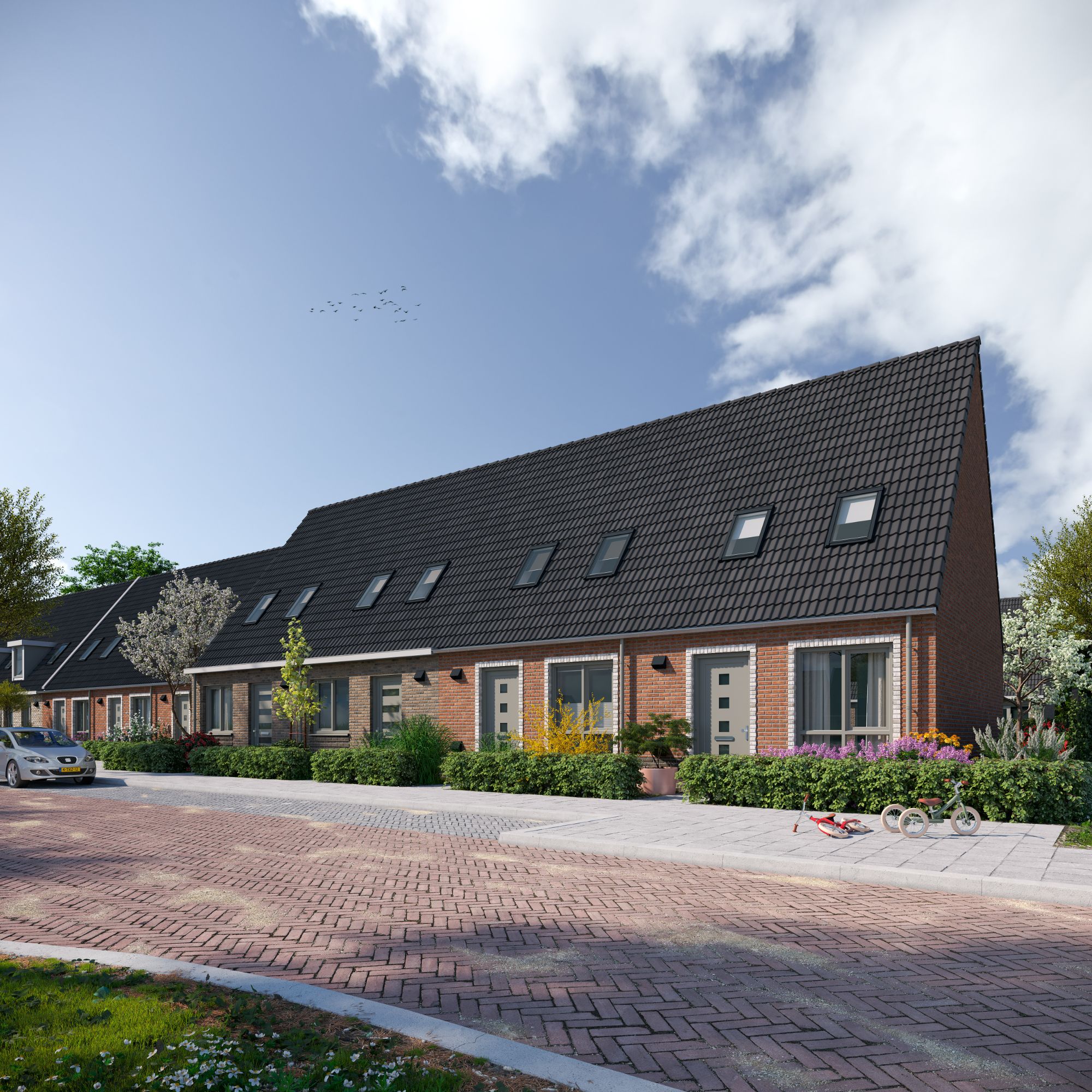 Eenlaags met kap - Gendt - Artist Impression