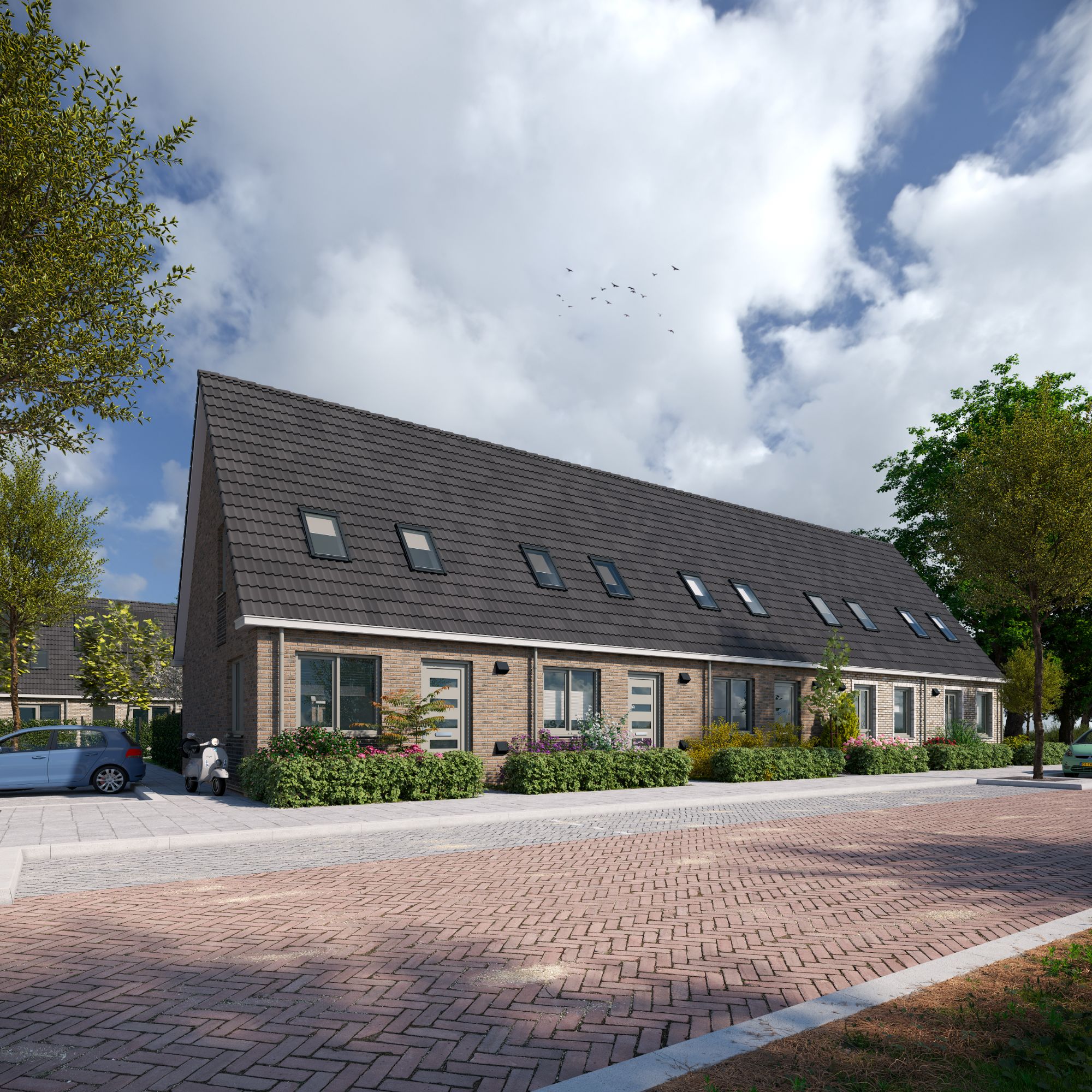 Gendt - Artist Impression - Eenlaags met kap