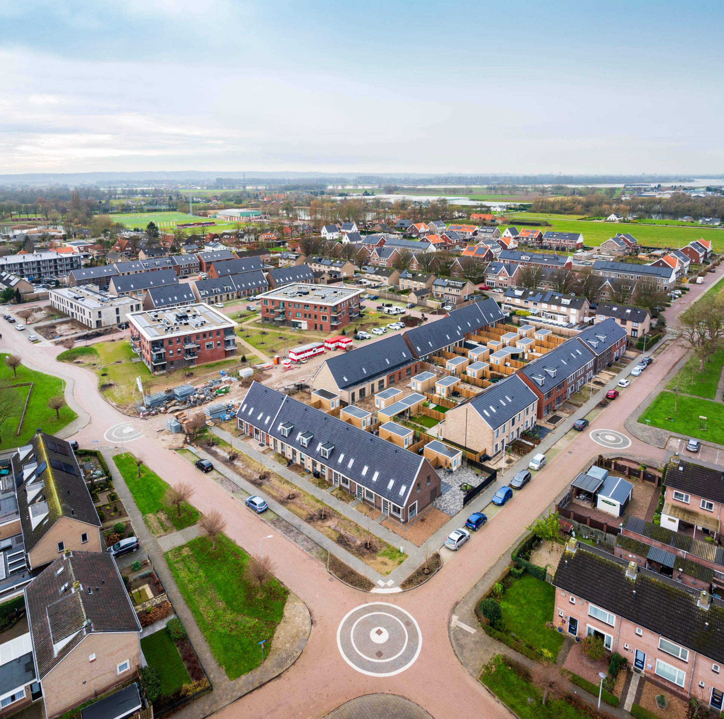 Gendt - Staatsliedenbuurt - Dronefoto - Wijkoverzicht