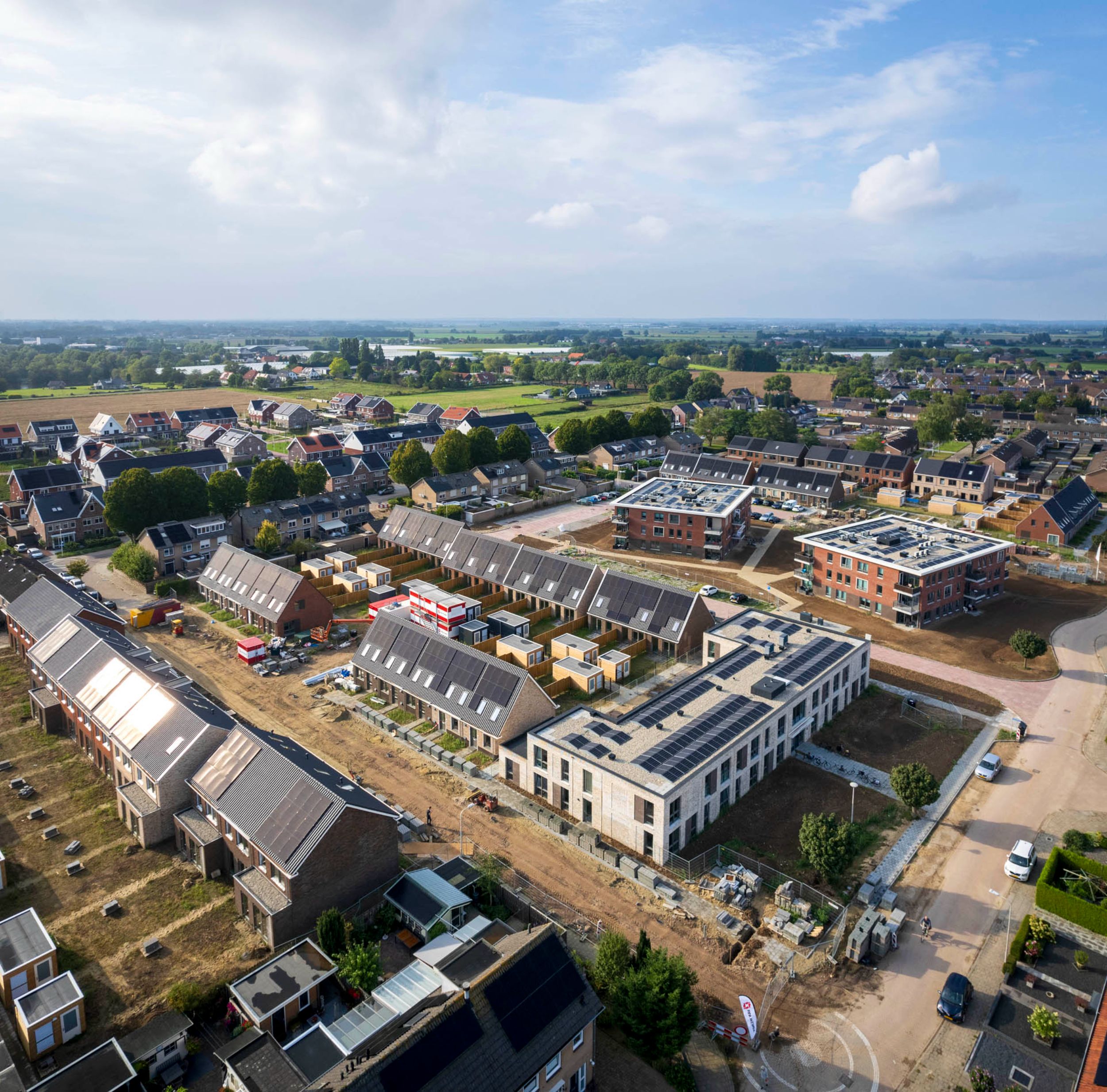 Staatsliedenbuurt Gendt - Dronefoto - Overzicht wijk