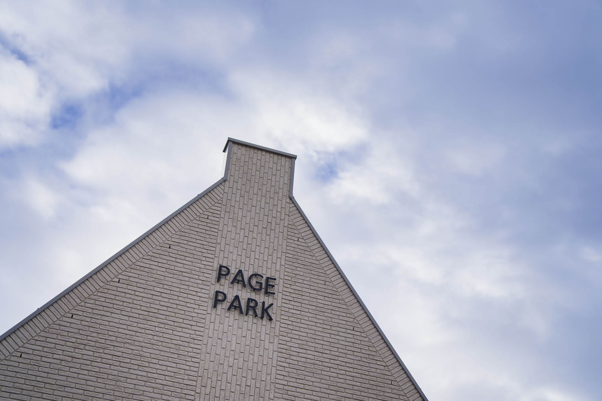 Gevel Pagepark in Gennep