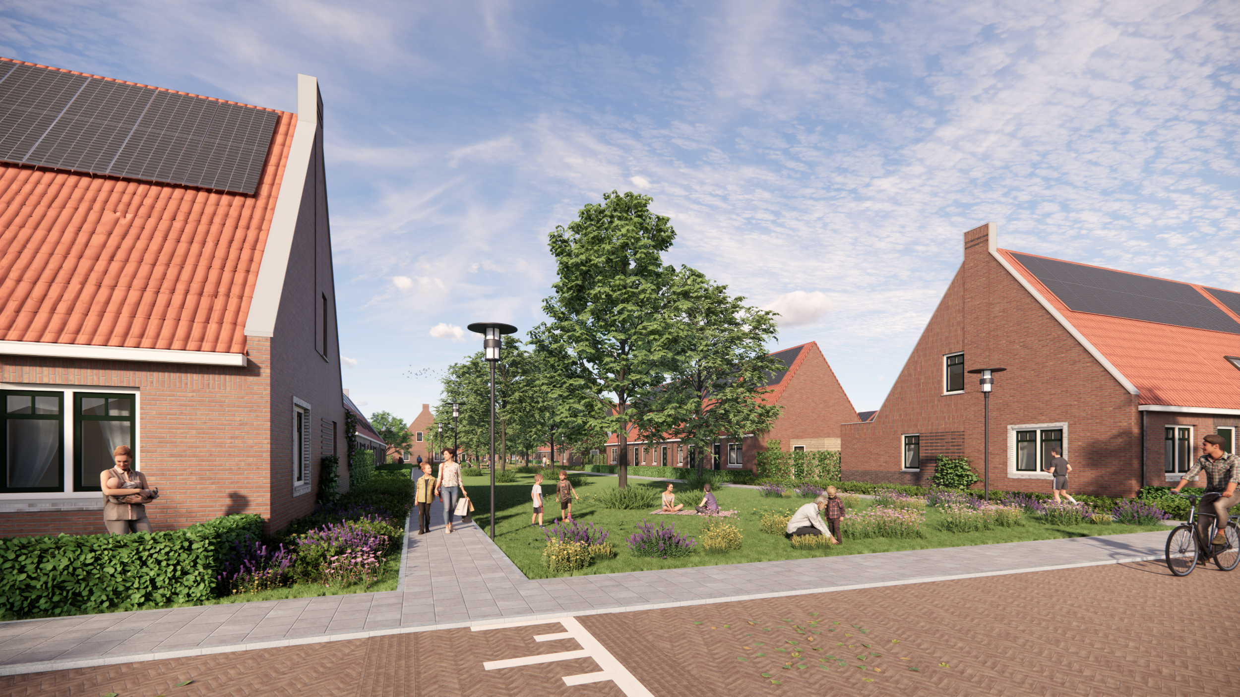 Artist Impression - Goes West - Eenlaags met kap - Eenlaags met kap levensloopbestendig - Doorkijkje