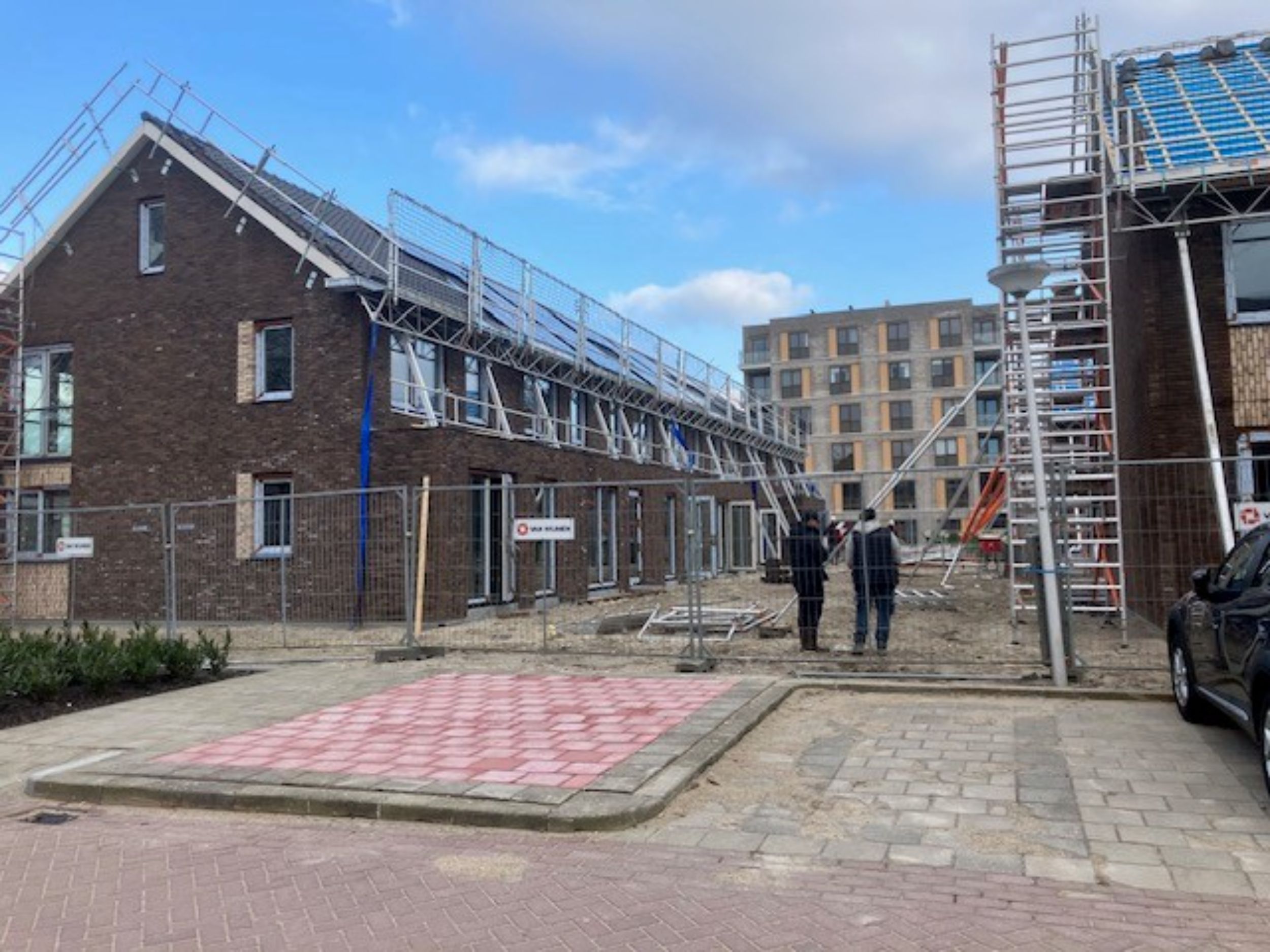 Voortgang van de bouw van de woningen in de Zuidelijke Stempel Oost in Gouda