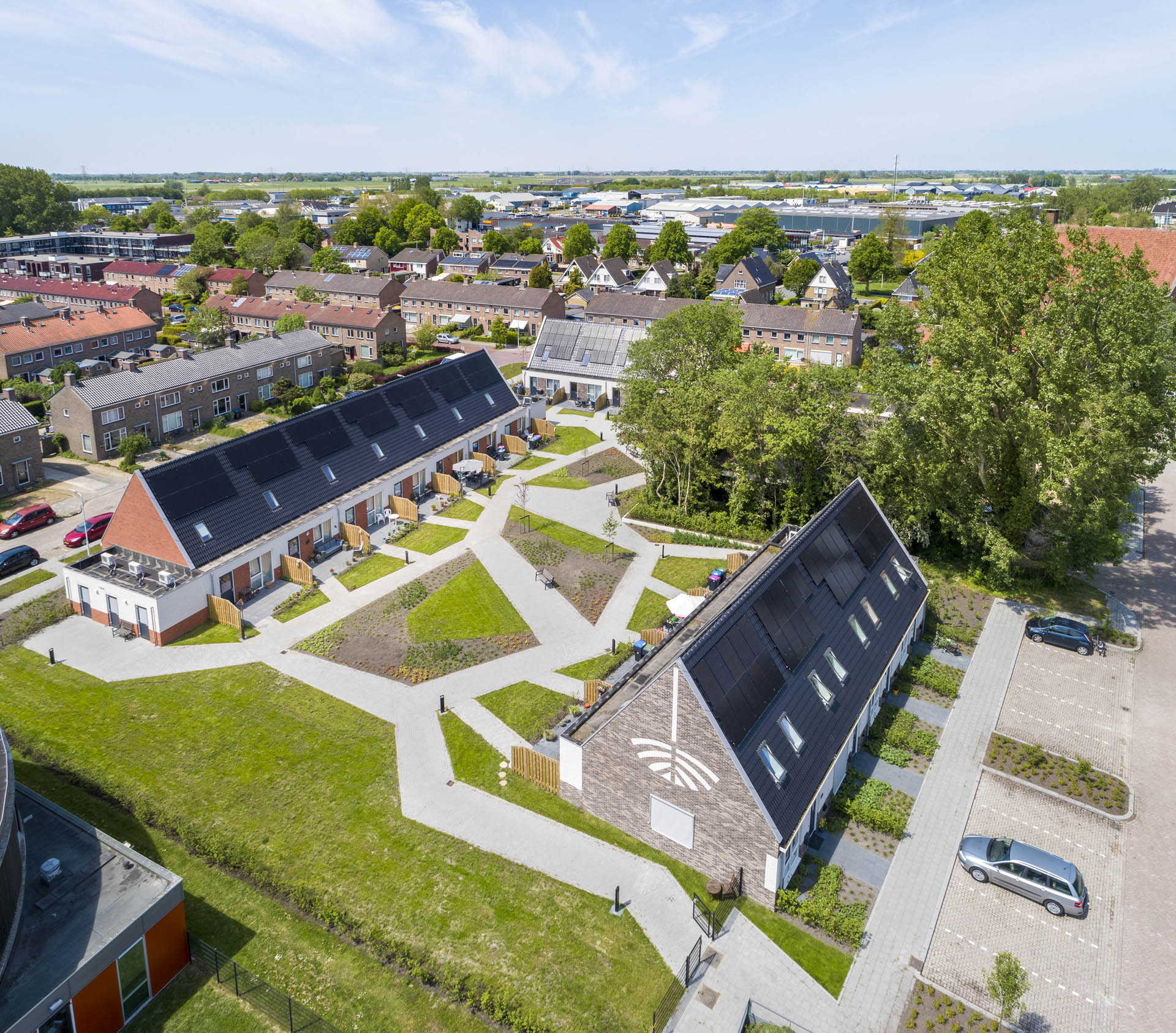 Grou, 15 woningen