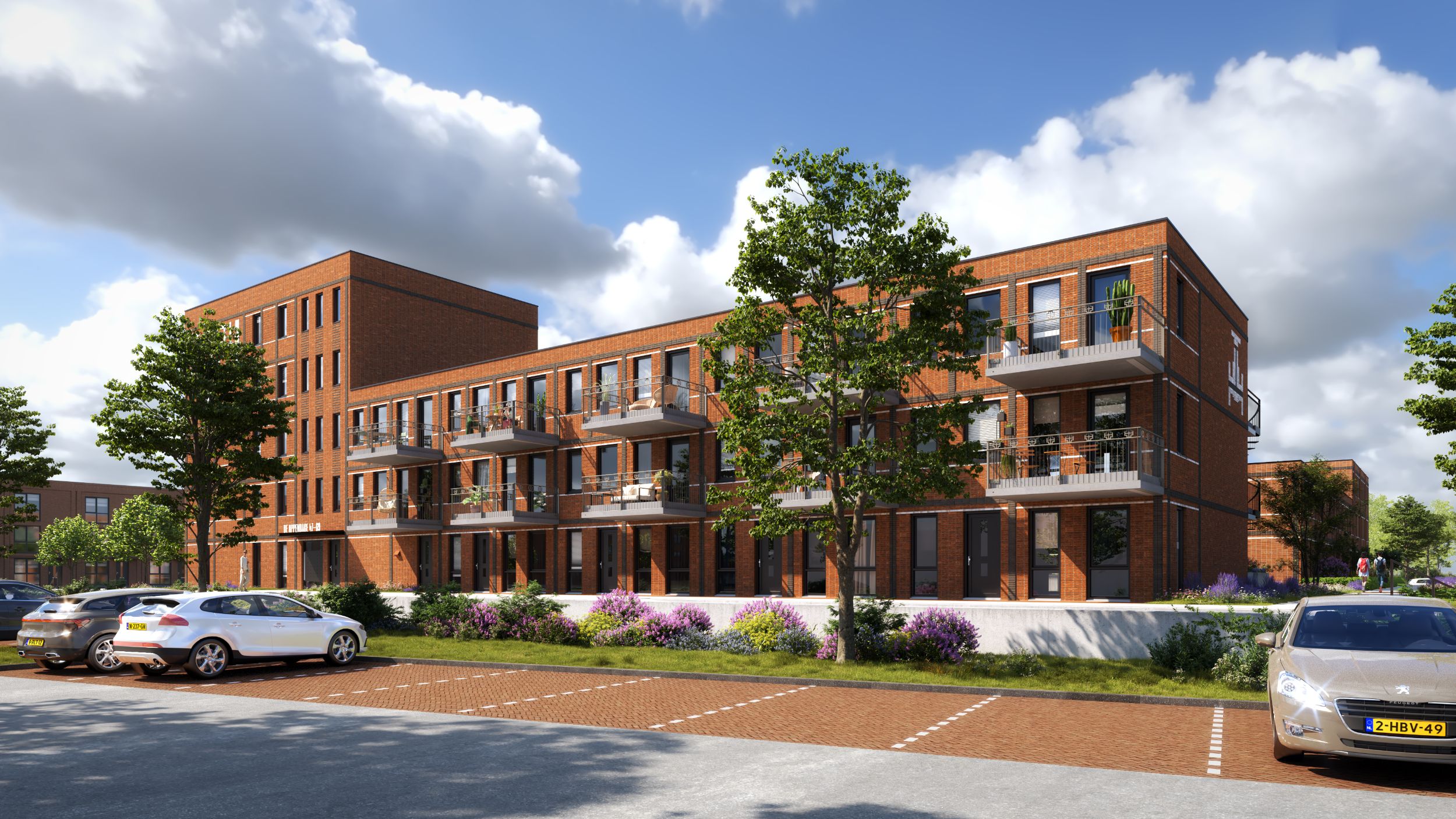 Artist Impression - Hengelo - De Appendage - Galerij - Balkons